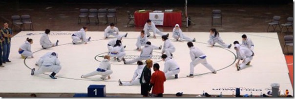 2009 State medalists warming up